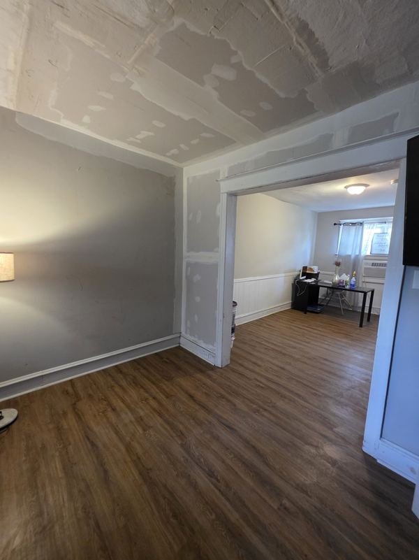Rebuilt and finished ceiling and walls after repair